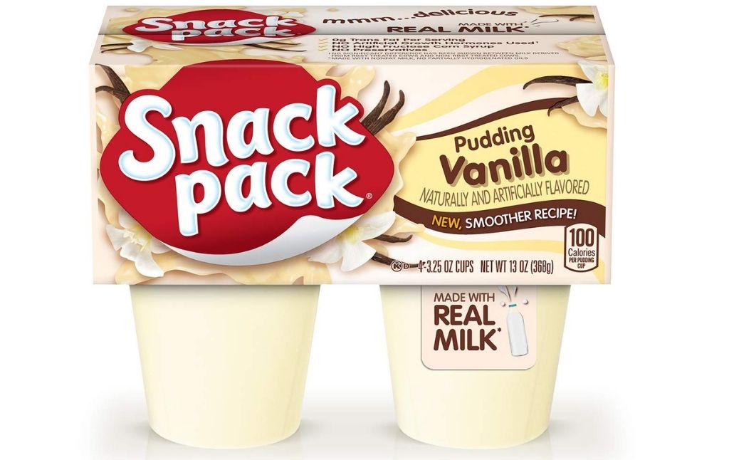 snack pack vanilla pudding