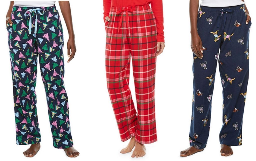 womens flannel sleep pants