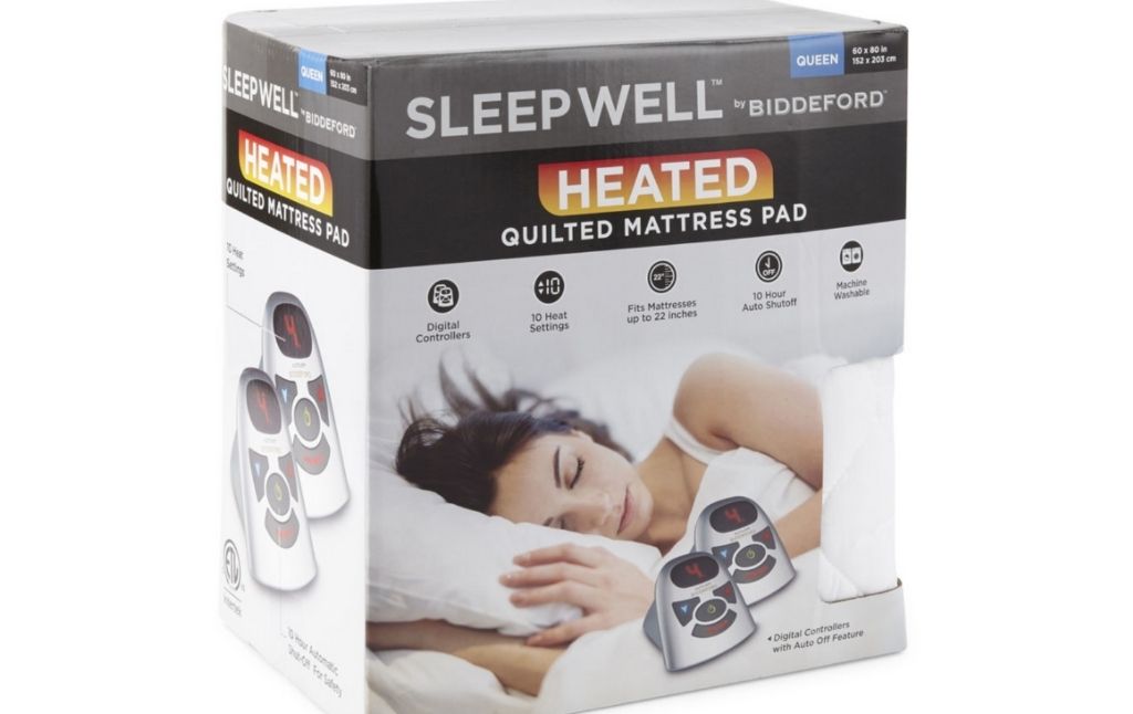 Biddeford heated quilted mattress pad