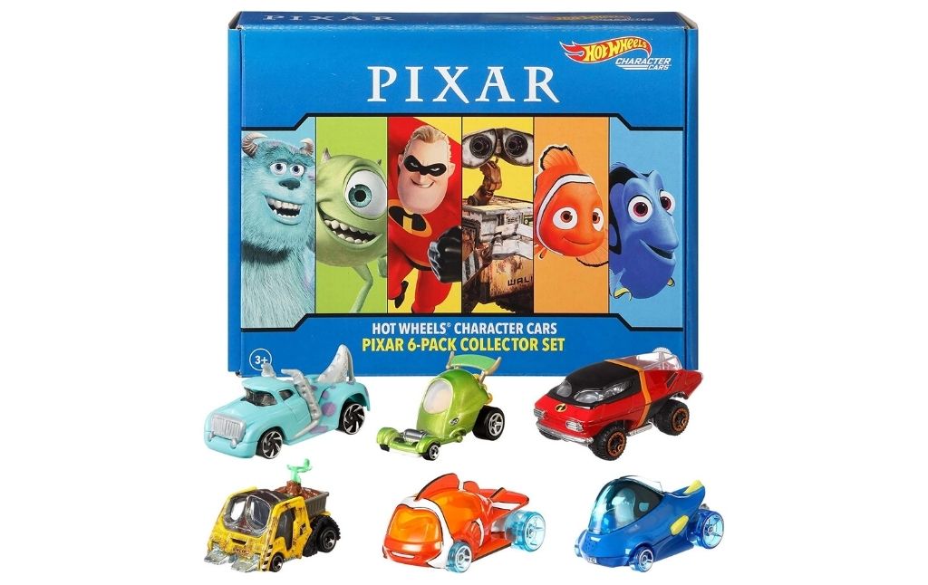 Hot wheels pixar 6 pack collector set