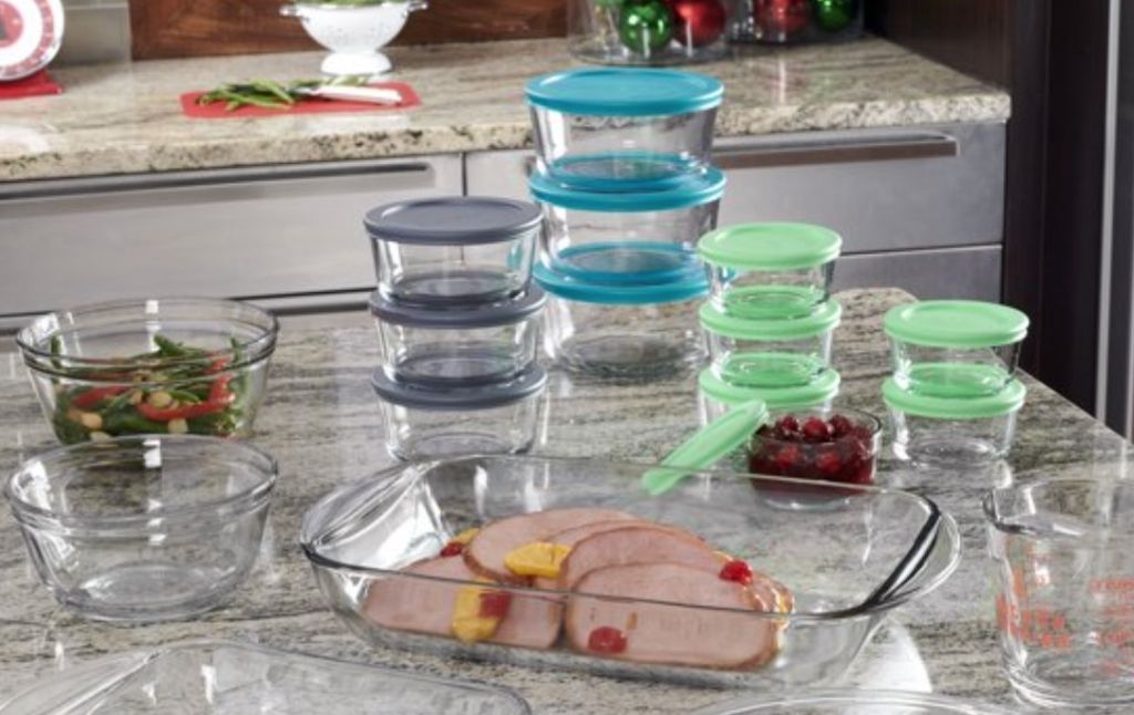 anchor hocking glass storage set