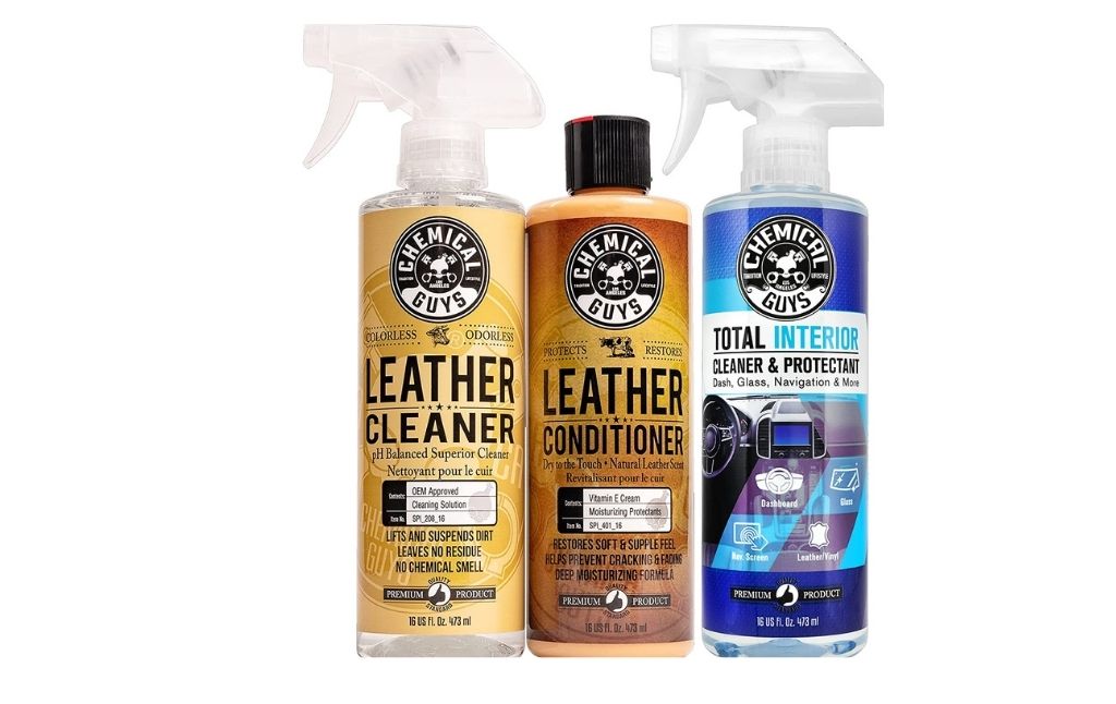 chemical guys leather cleaning kit