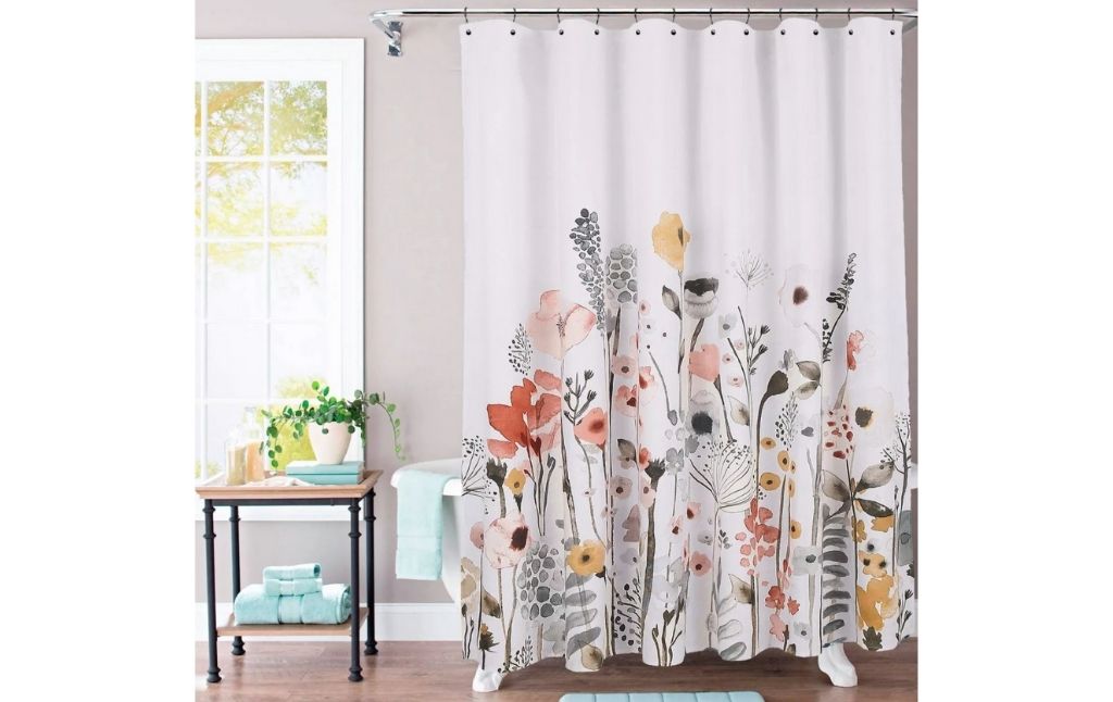 flower shower curtain