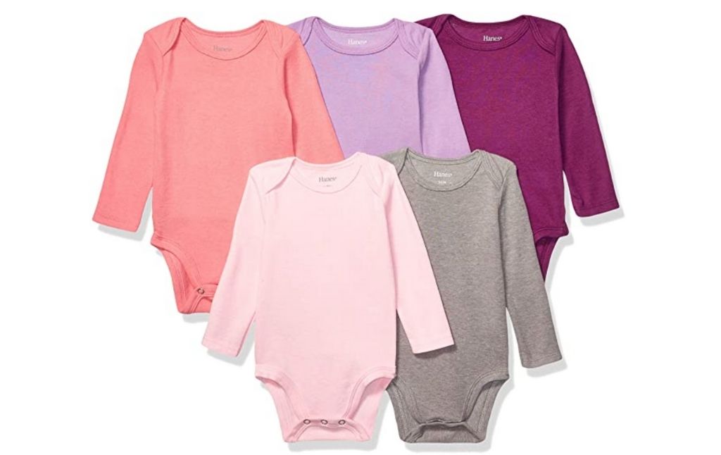 hanes baby bodysuits