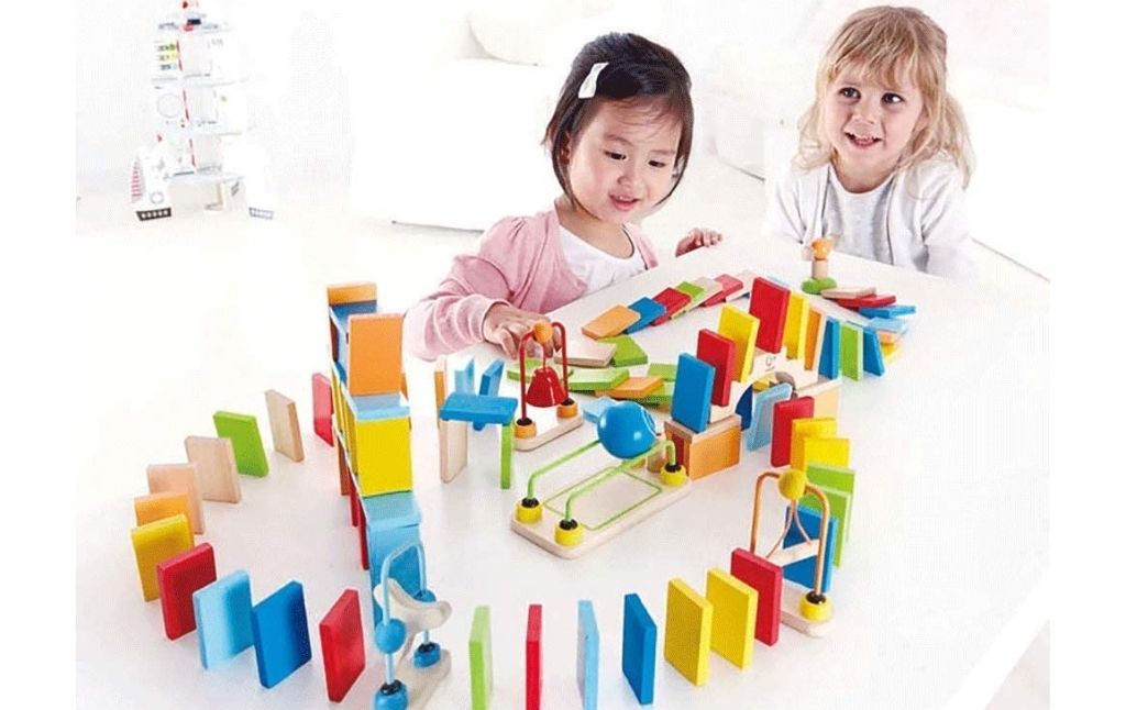 hape toy domino set