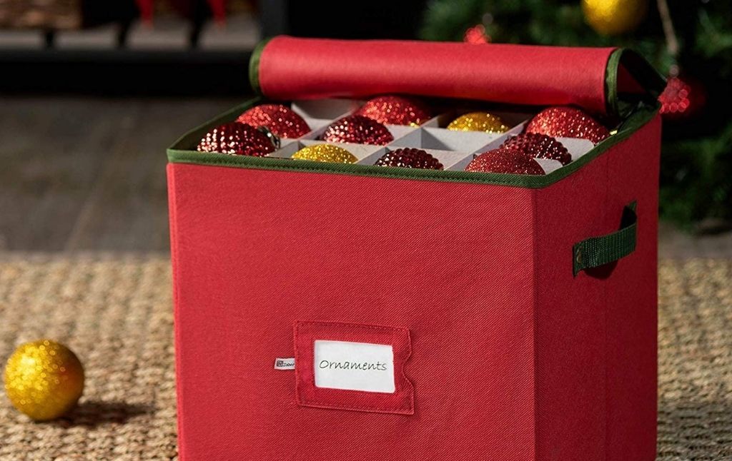 Christmas ornament storage bag