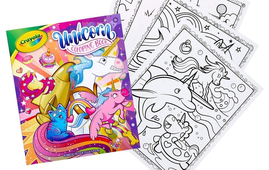 crayola unicorn coloring book