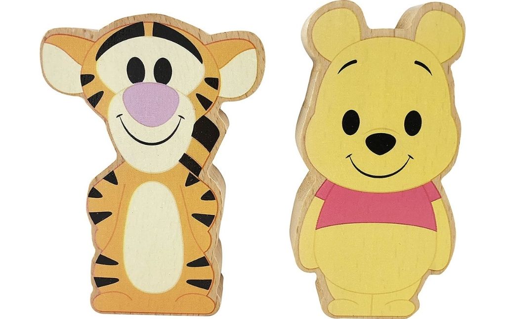 disney wooden toys 2 piece set