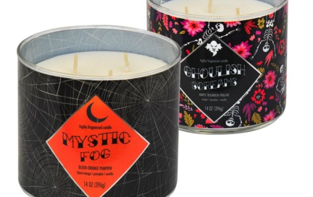 halloween 2 pack candle