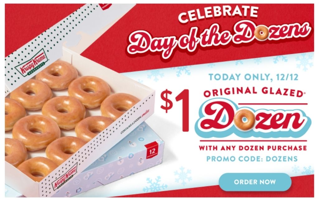 krispy kreme day of the dozens