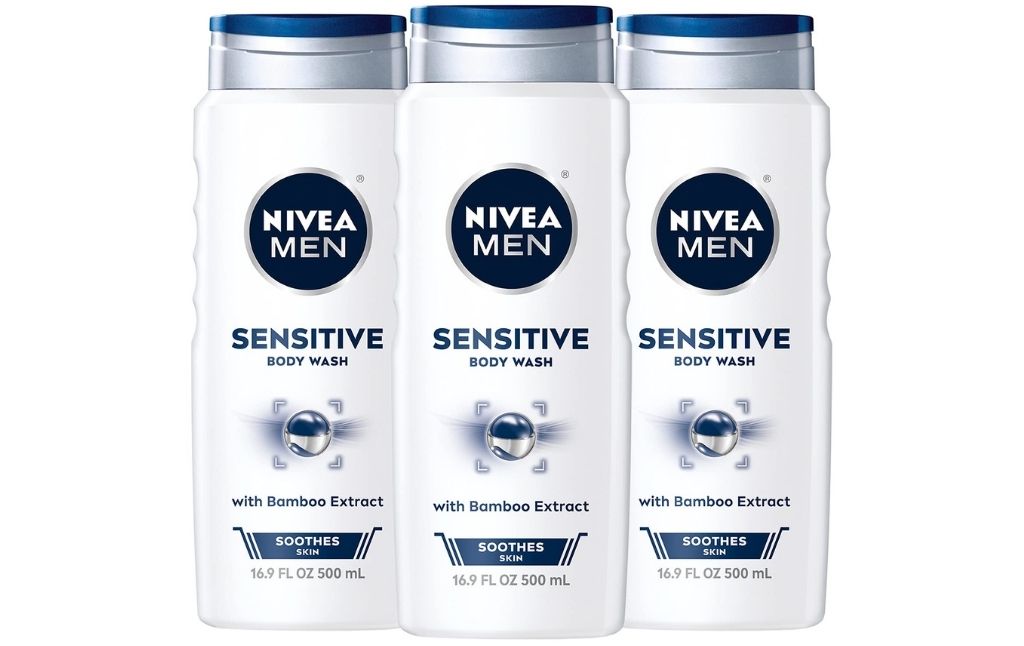 nivea men sensitive body wash