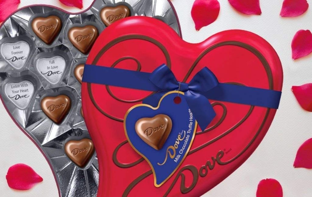 Dove chocolates