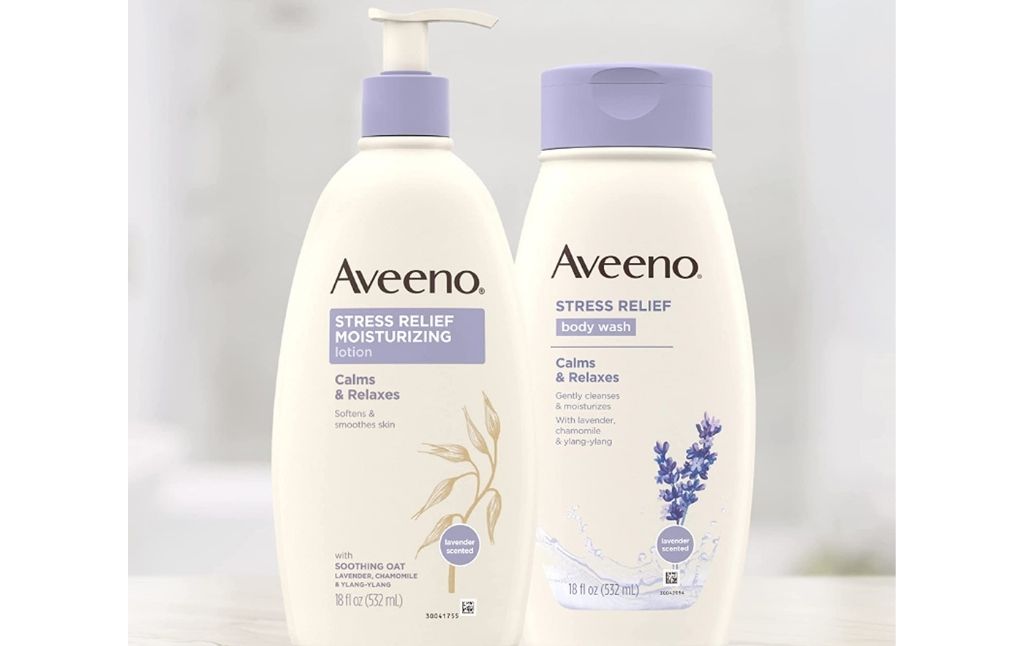 aveeno stress relief lotion