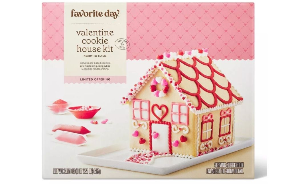 favorite day valentine cookie house kit