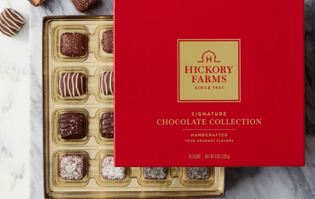 hickory farms chocolate Gift Box