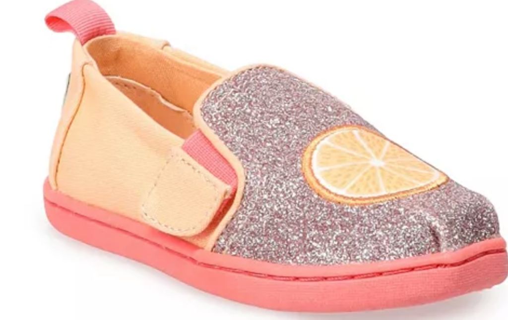 TOMS orange shoes