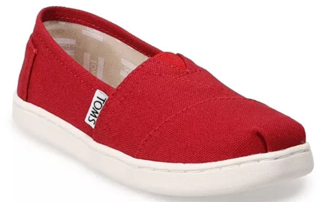 TOMS red shoes