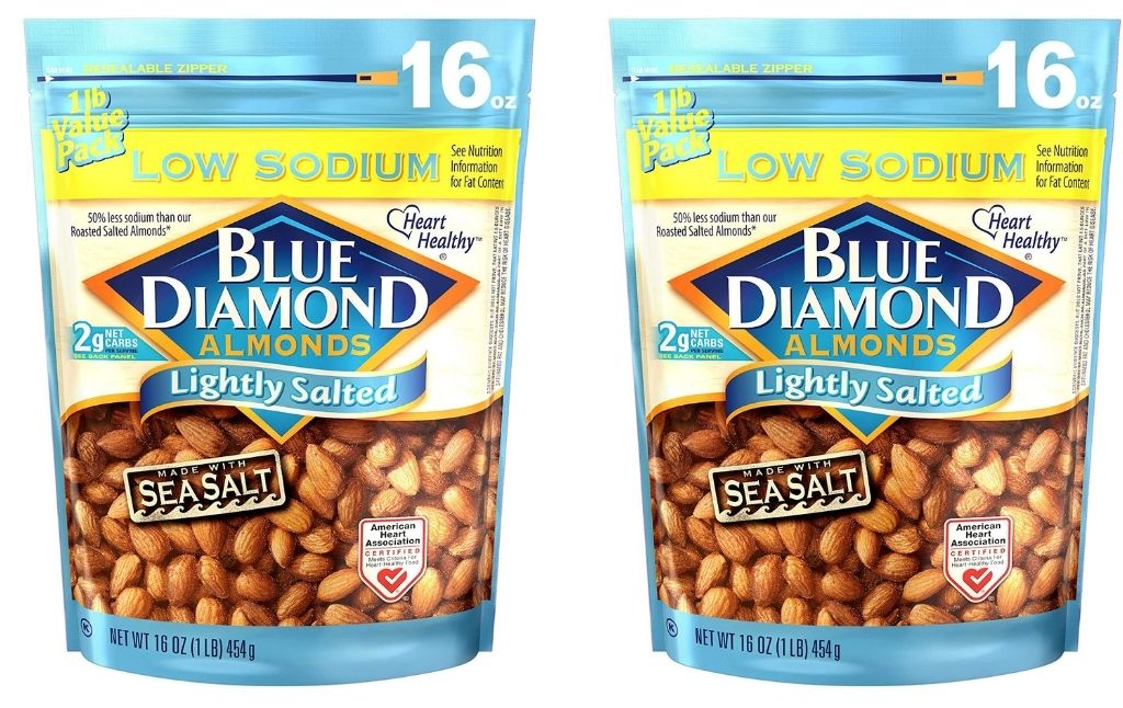 blue diamond almonds lightly salted