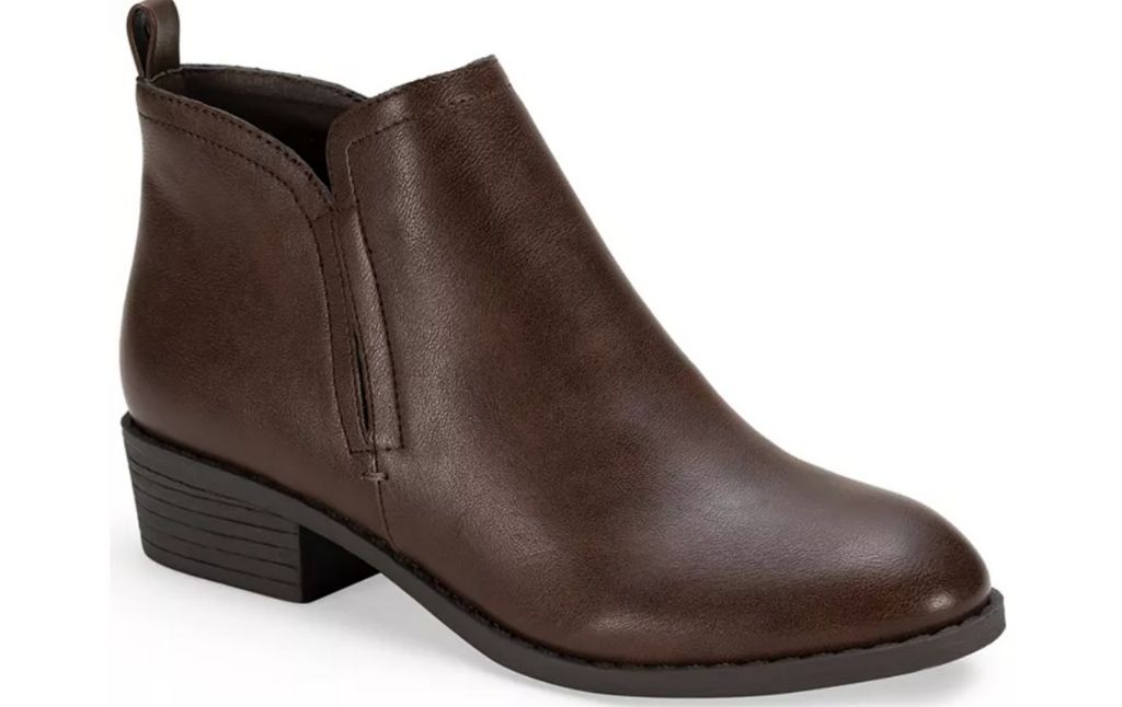 brown ankle boots