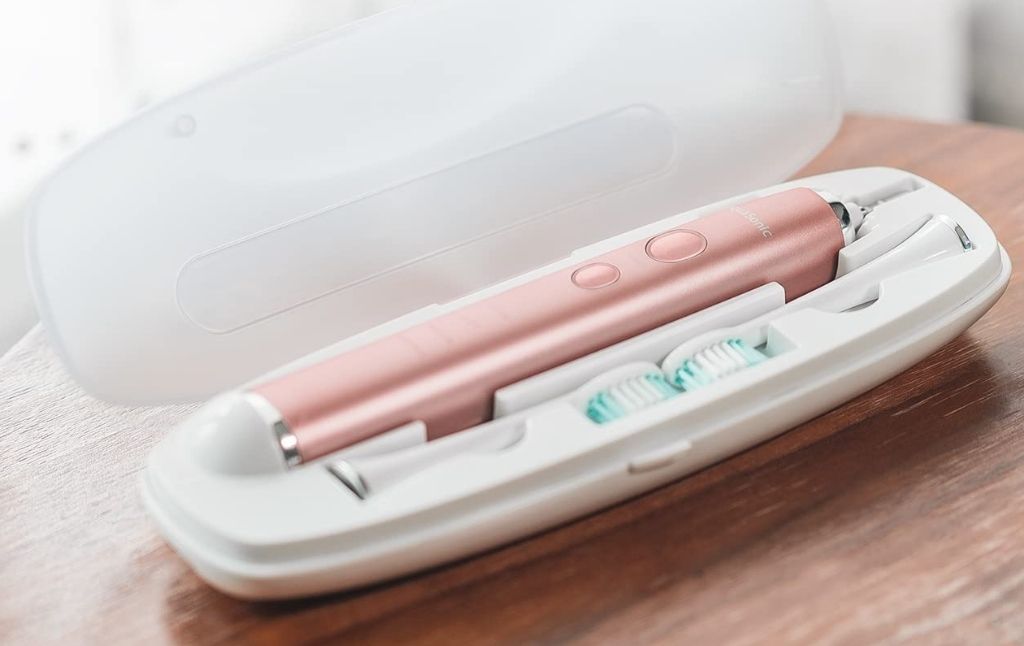 electric toothbrush rose gold