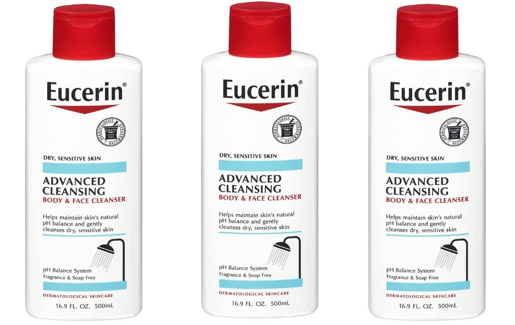 eucerin body face cleanser