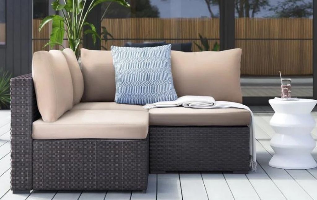 rattan outdoor seating