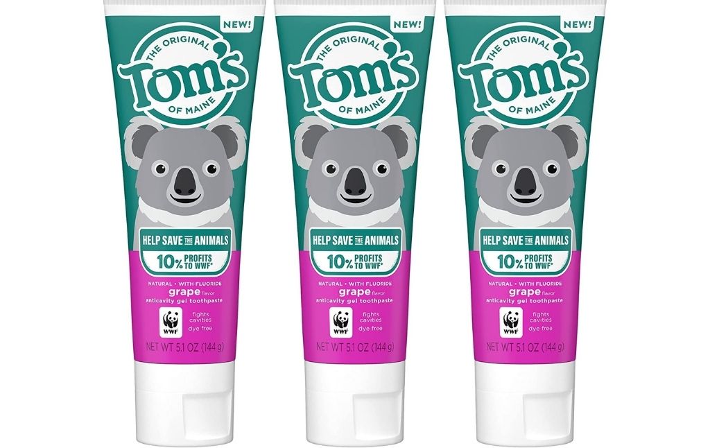 toms of maine grape toothpaste