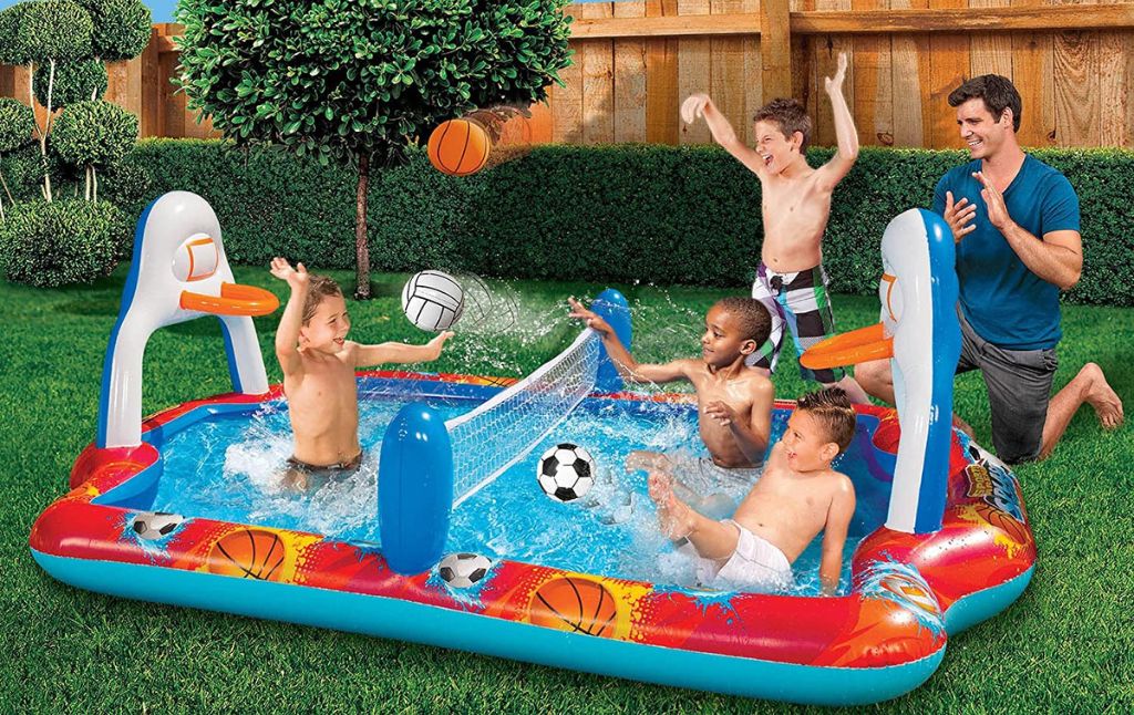 Banzai Sports Arena 4-In-1 Play Center Pool