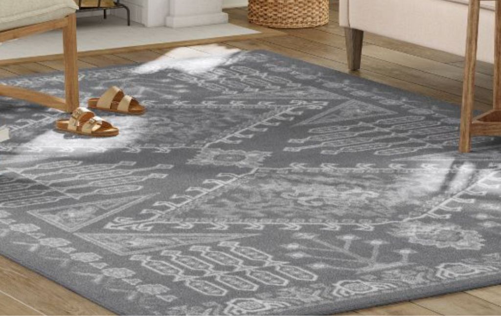 grey rug