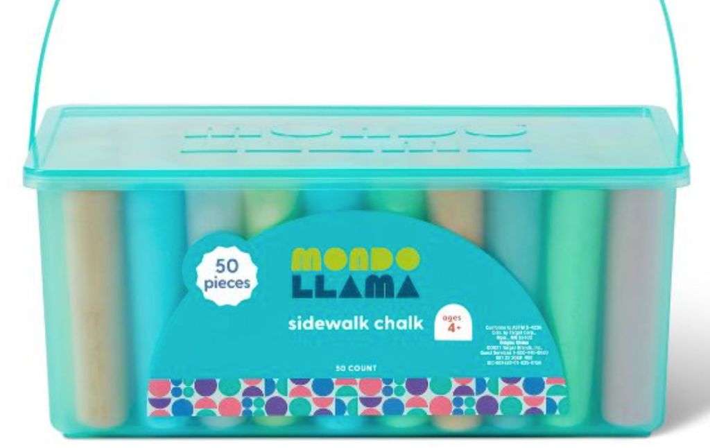 mondo llama sidewalk chalk