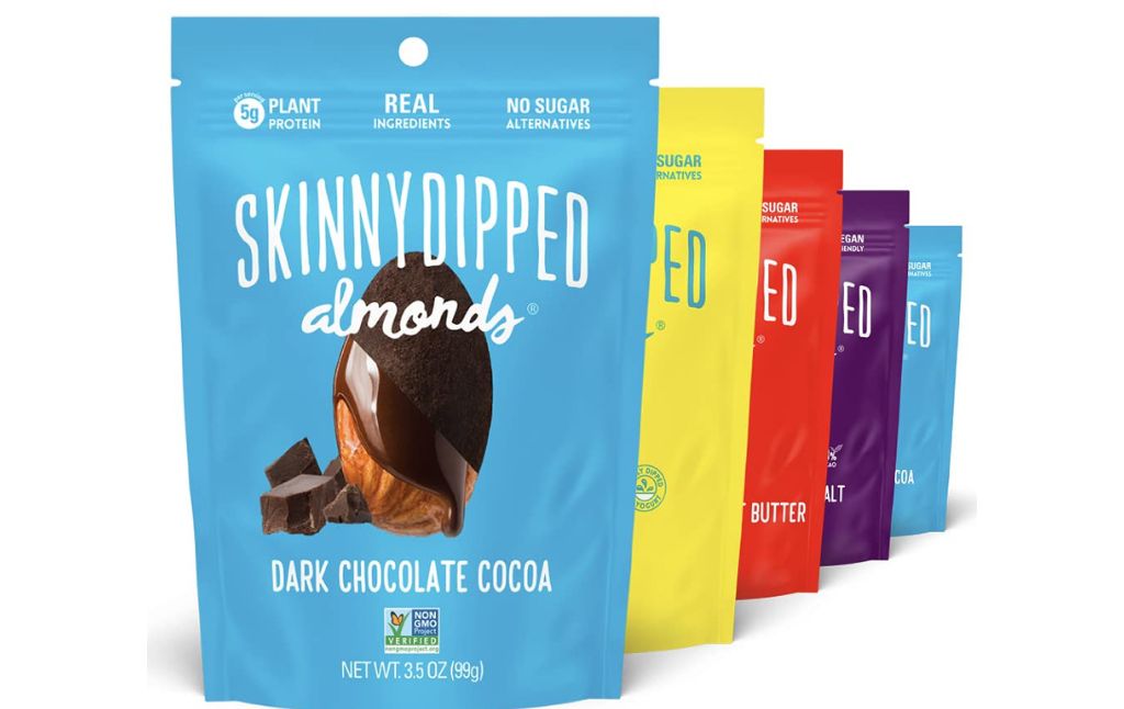 skinny dipped almonds