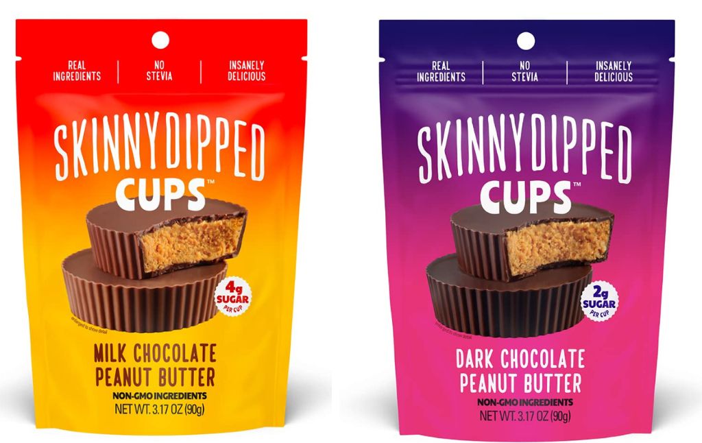 skinny dipped peanut butter cups