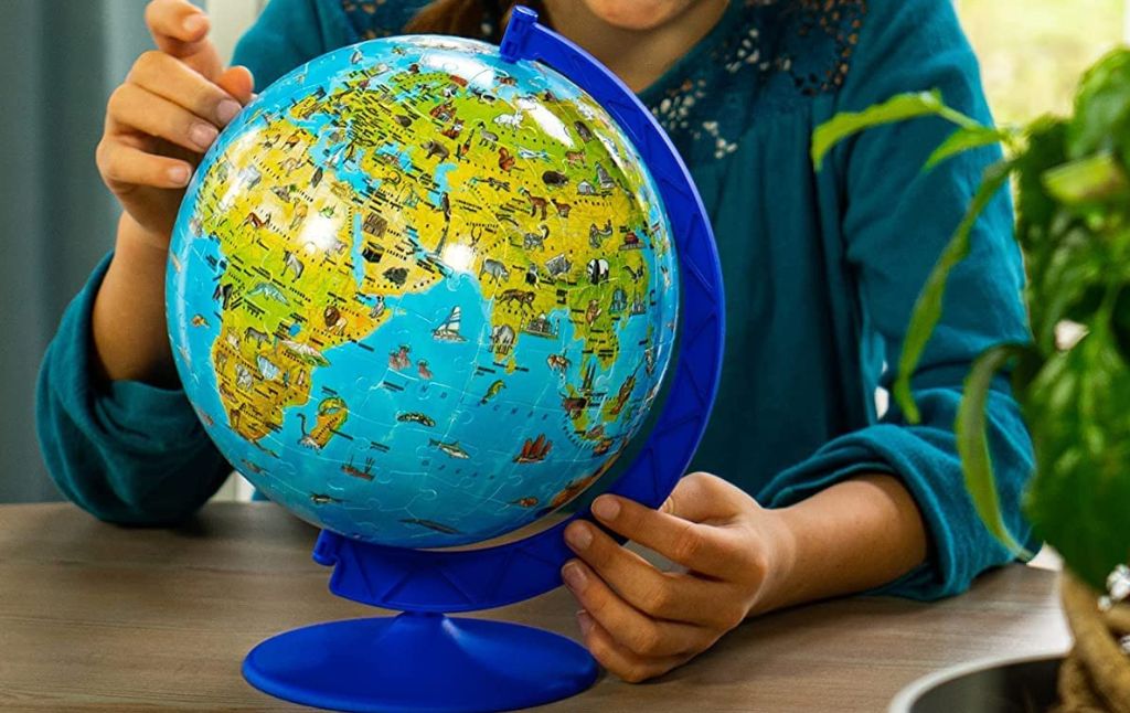 3d globe puzzle