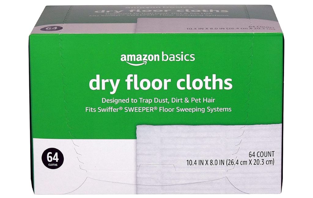 amazon basics dry floor cloths