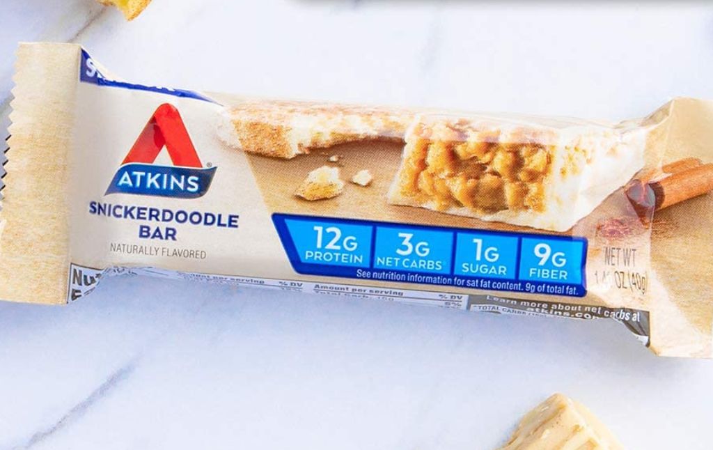 atkins snickerdoodle bar