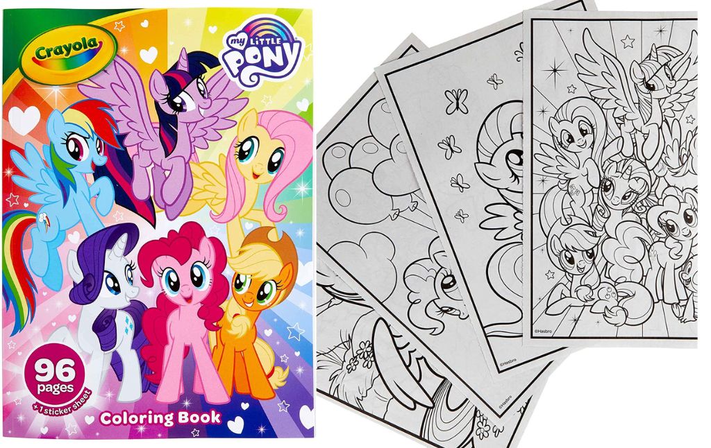 crayola my little pony coloring book