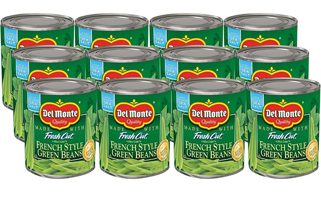 del monte french style green beans