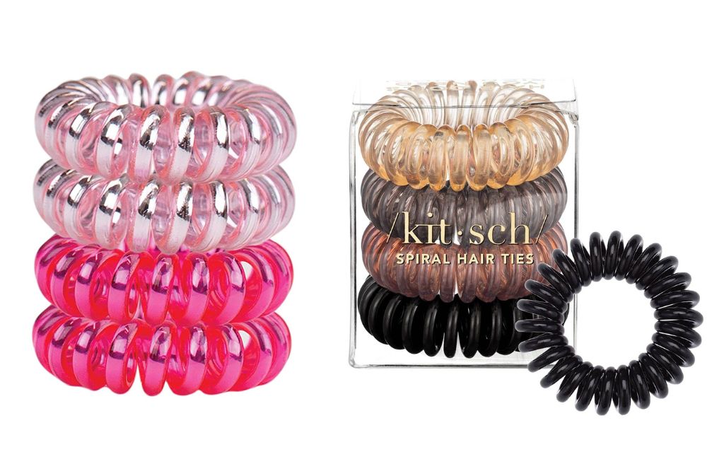 kitsch spiral hair ties