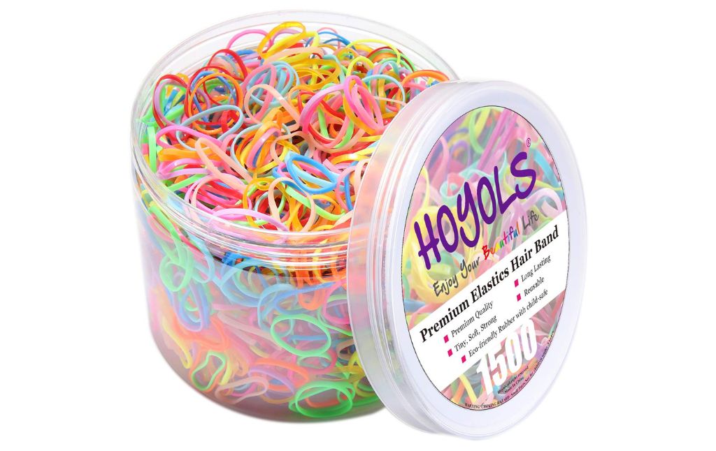 premium elastics hair bands multicolored