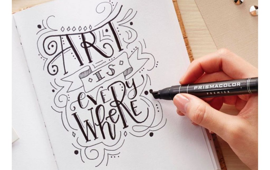 prismascolor hand lettering set