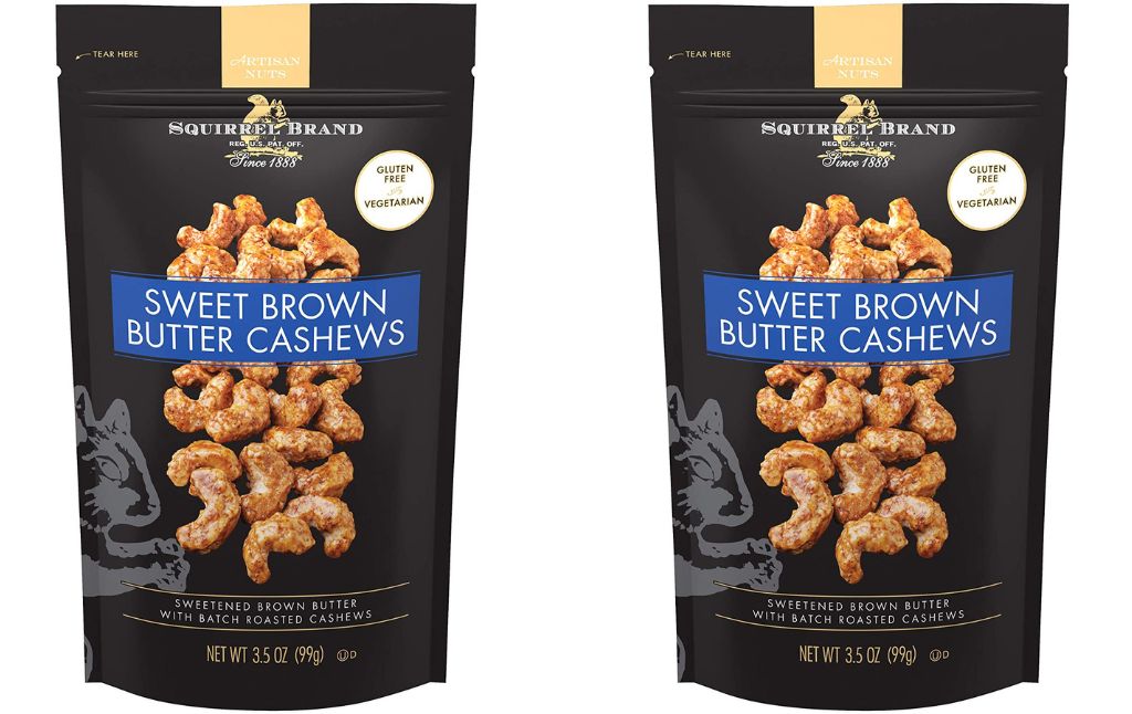 sweet brown butter cashews