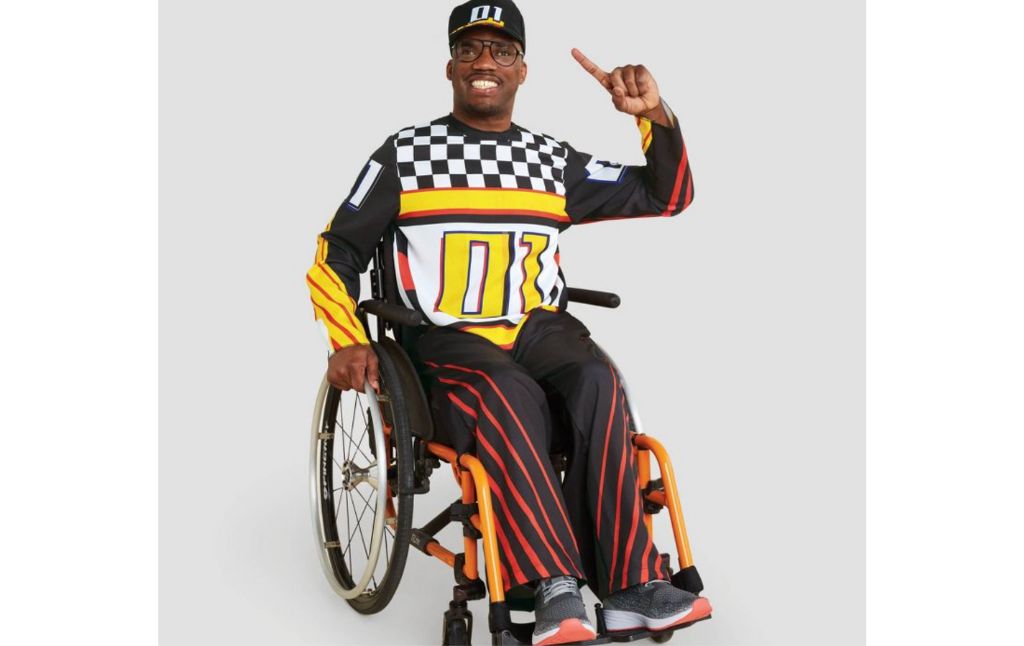 adaptive race car driver costume