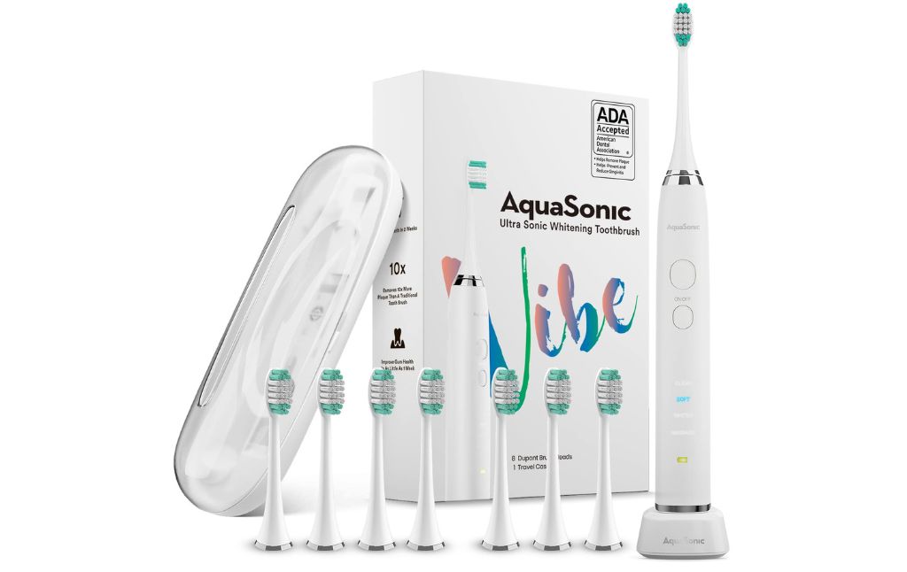 aquasonic ultra sonic whitening toothbrush