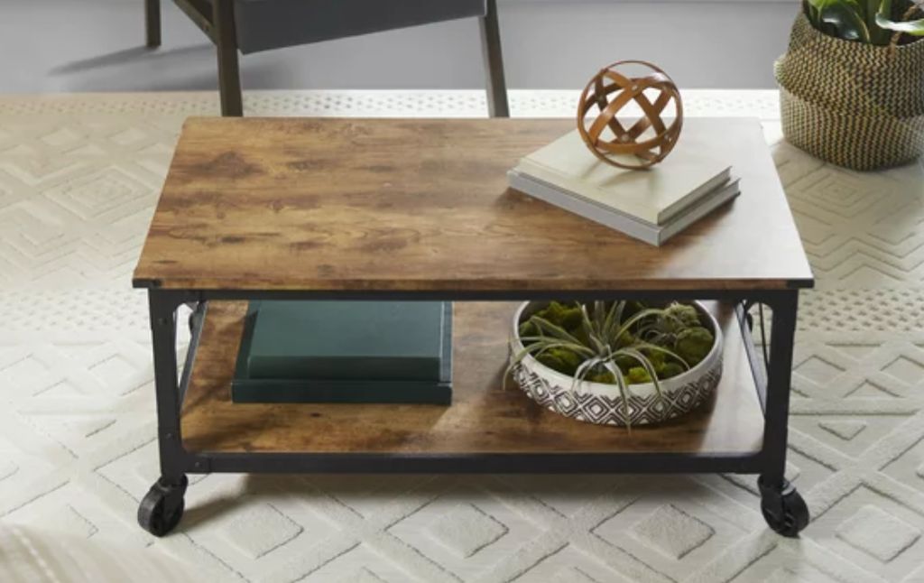 better homes and gardens farmhouse coffee table