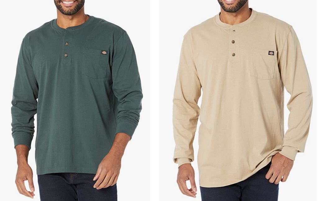 big tall mens henley shirt