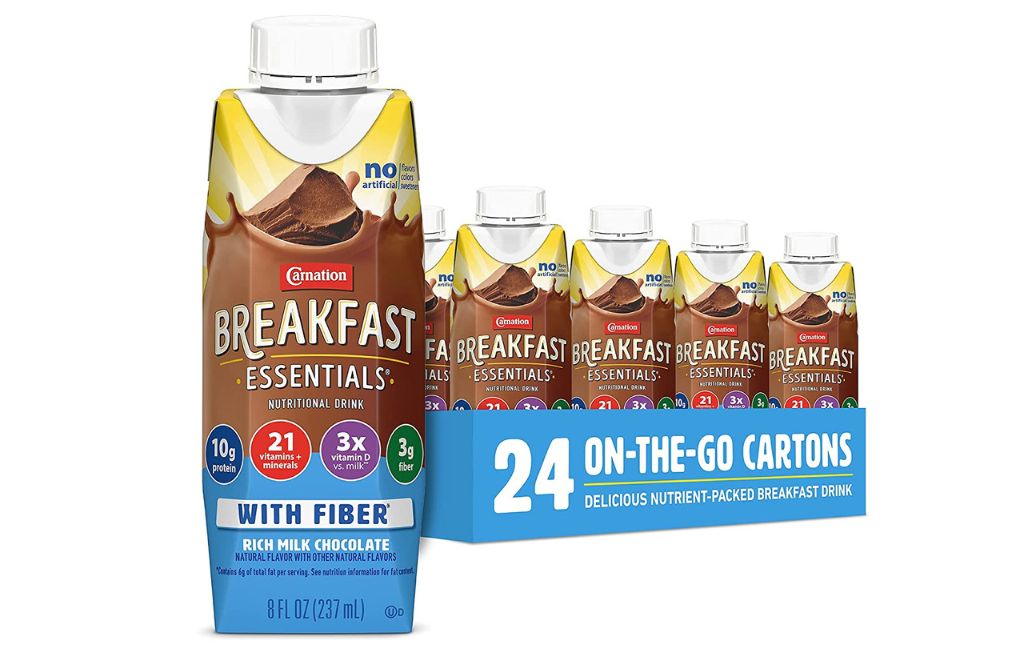 carnation breakfast essentials with fiber