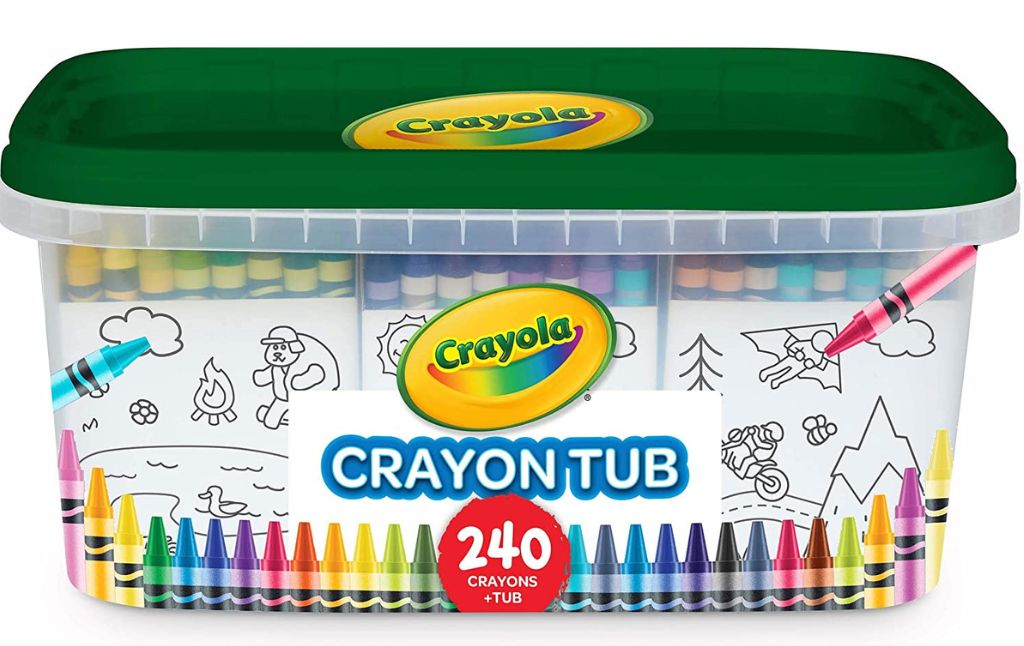 crayola crayon tub 240 count