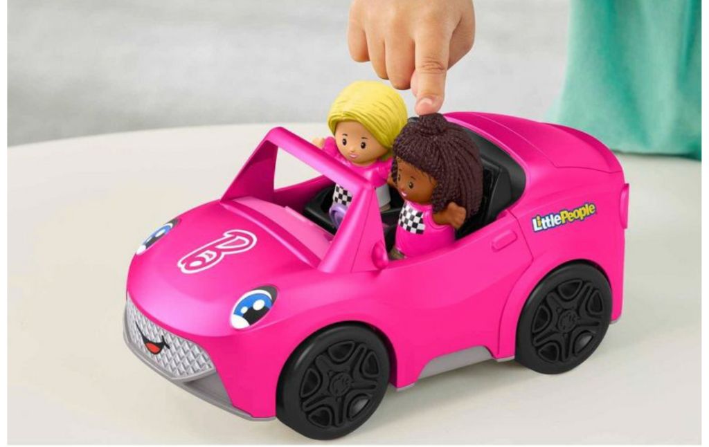 little people barbie convertible