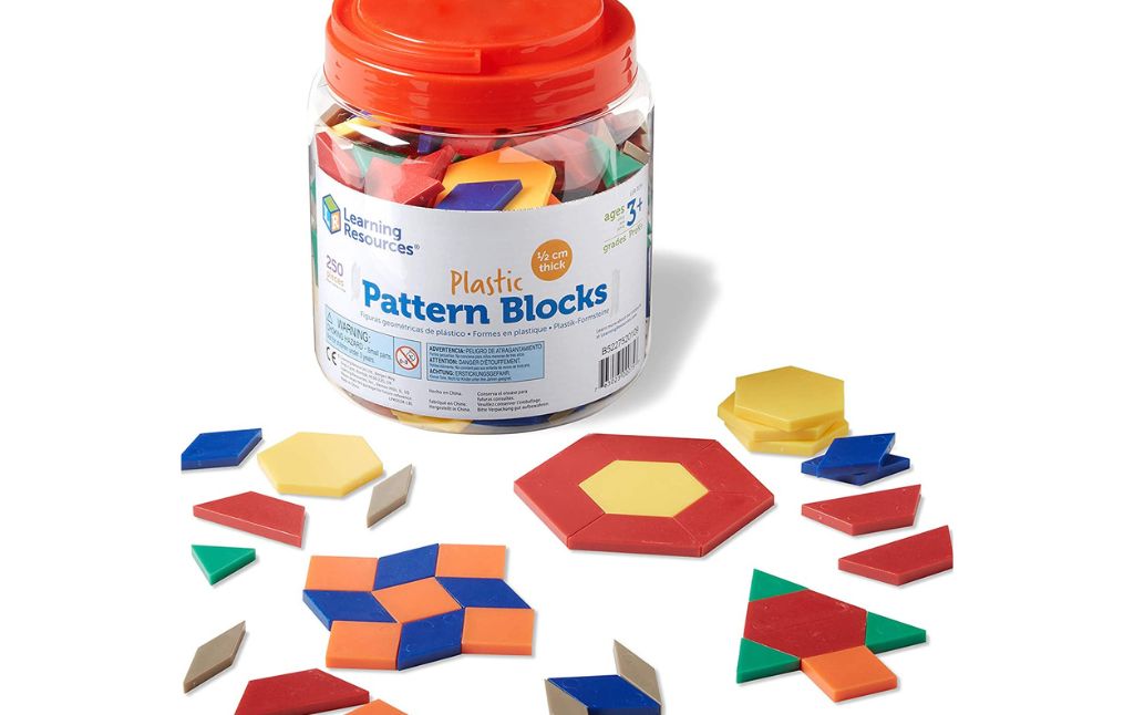 plastic pattern blocks