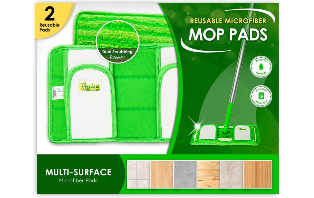 reusable microfiber mop pads multi surface